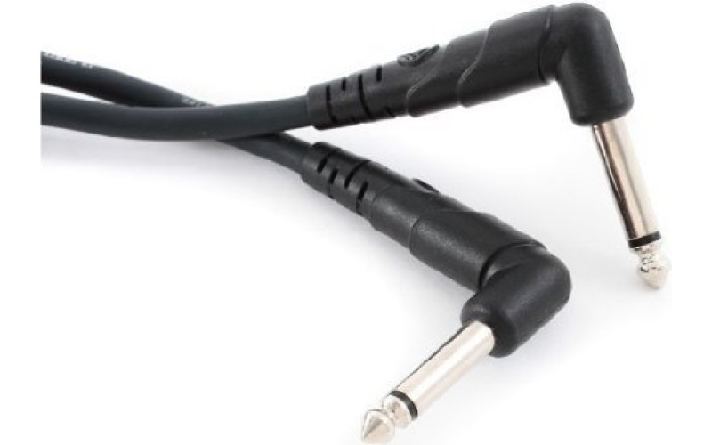 PLANET WAVES PW-CGTPRA-01 - шнур jack-jack Custom, угловые, 30см.