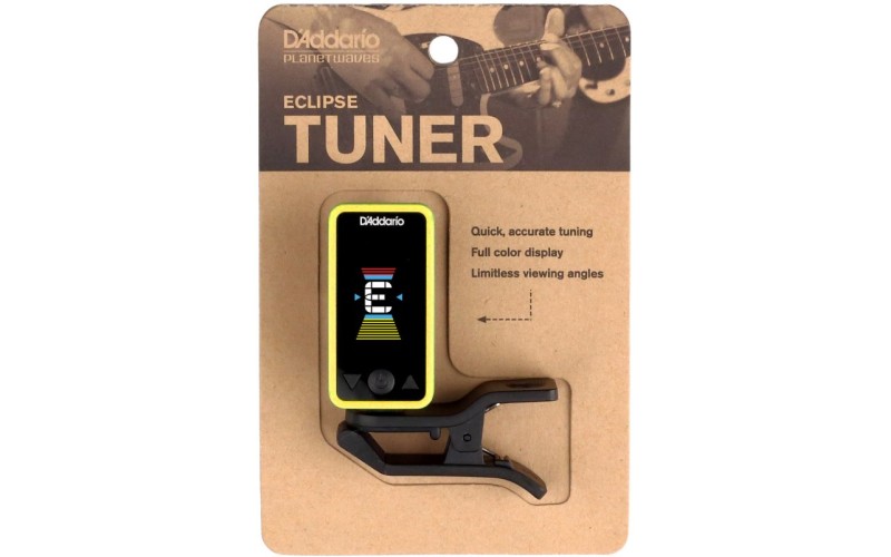 PLANET WAVES PW-CT-17YL Eclipse хроматический тюнер-прищепка, цвет: желтый