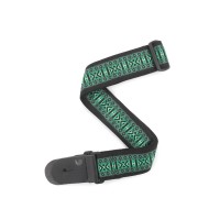 Planet Waves T20W1422 Ремень для гитары, рисунок Monterey, зеленый