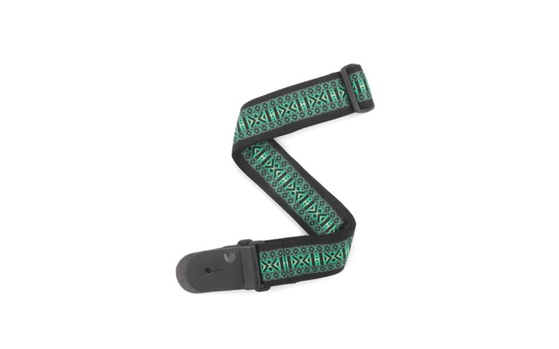 Planet Waves T20W1422 Ремень для гитары, рисунок Monterey, зеленый