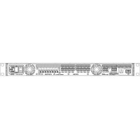 POWERSOFT Ottocanali 1204 DSP+ETH - 8-ми кан.ус.мощ. 8x150 (4 Ома), 8x80 (8 Ом)