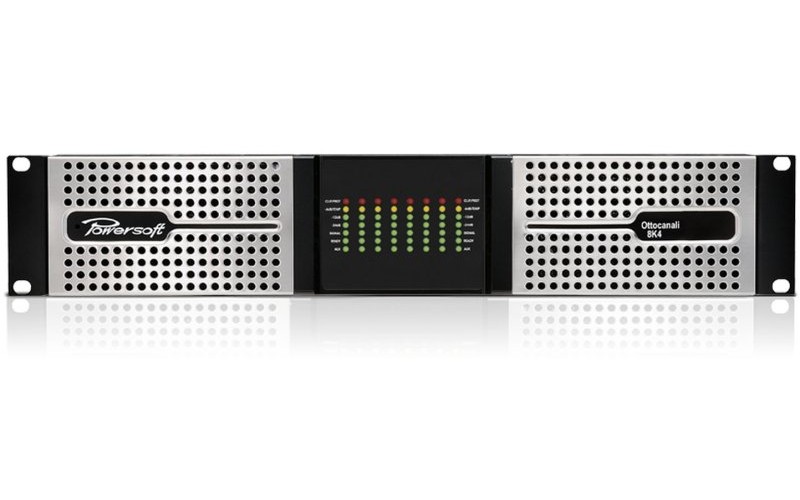 POWERSOFT Ottocanali 8K4 - 8-ми кан.ус.мощ. 8x900 (2 Ома), 8x1000 (4 Ома), 8x500 (8 Ом), 8x1000-70V