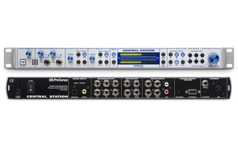 PreSonus Central Station PLUS контроллер управления студийным мониторингом с пультом управления