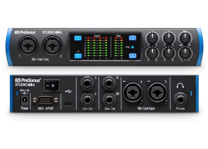 PreSonus Studio 68C аудио и MIDI интерфейс