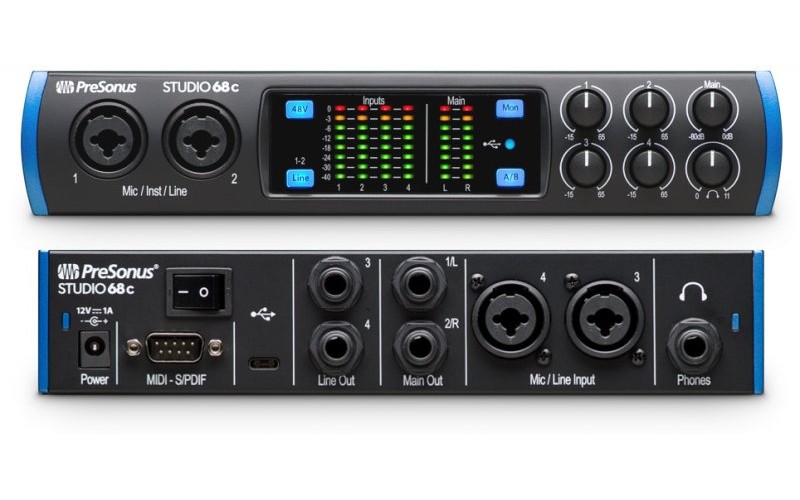 PreSonus Studio 68C аудио и MIDI интерфейс