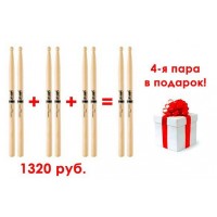 PROMARK TX5AW-4 - барабанные палочки 5A, орех 