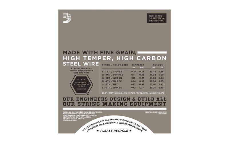 D'ADDARIO EHR320 - струны для электрогитары