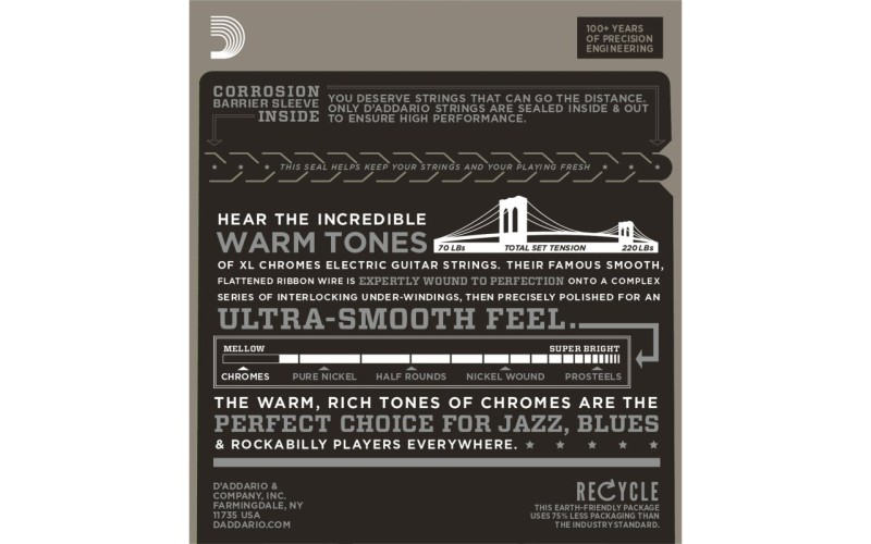D'ADDARIO ECG23 - струны для электрогитары