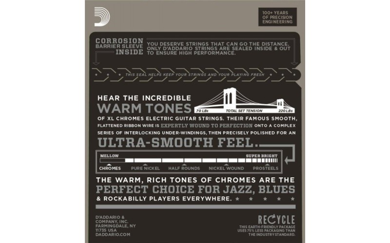 D'ADDARIO ECG24 - струны для электрогитары