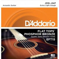 D'ADDARIO EFT15 - струны для акустической гитары