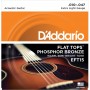 D'ADDARIO EFT15 - струны для акустической гитары