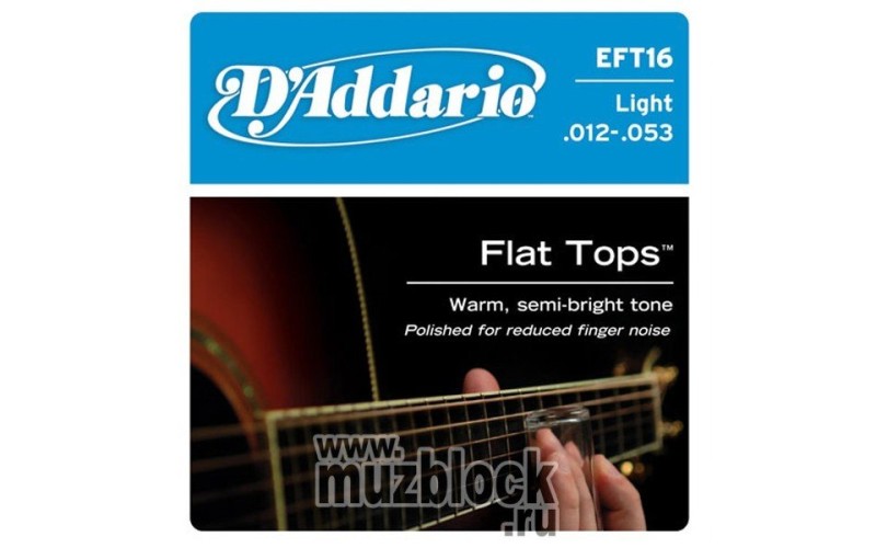 D'ADDARIO EFT16 - струны для акустической гитары