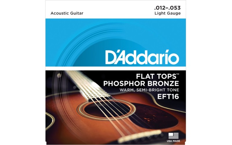 D'ADDARIO EFT16 - струны для акустической гитары