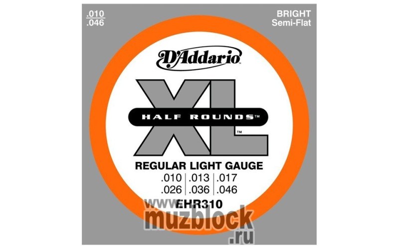 D'ADDARIO EHR310 - струны для электрогитары