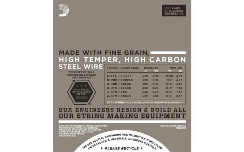 D'ADDARIO EHR330 - струны для электрогитары