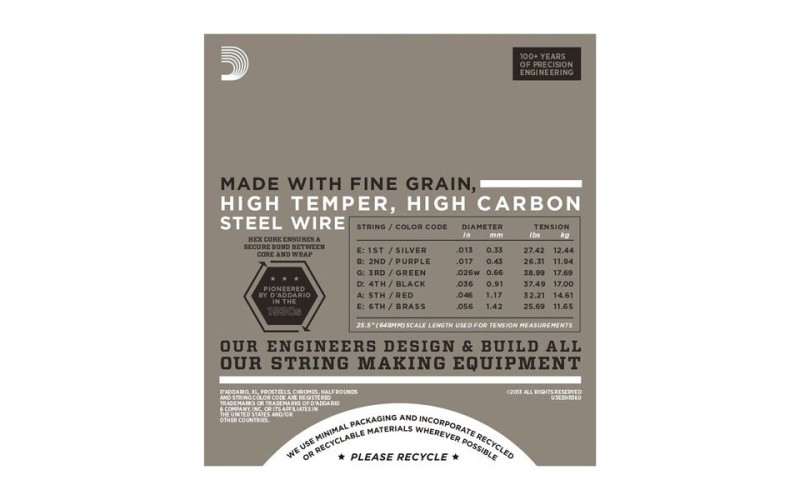 D'ADDARIO EHR360 - cтруны для электрогитары