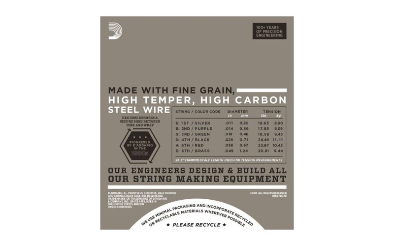 D'ADDARIO EHR370 - струны для электрогитары