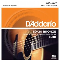 D'ADDARIO EJ10 - струны для акустической гитары
