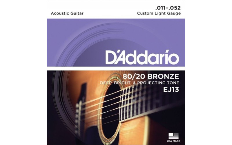 D'ADDARIO EJ13 - струны для акустической гитары