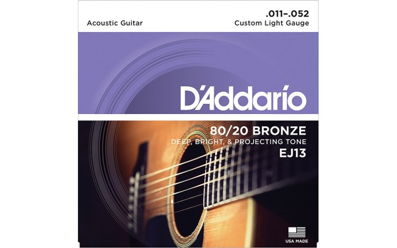D'ADDARIO EJ13 - струны для акустической гитары