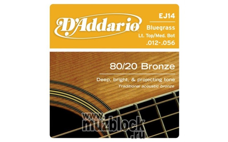 D'ADDARIO EJ14 - струны для акустической гитары