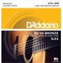 D'ADDARIO EJ14 - струны для акустической гитары