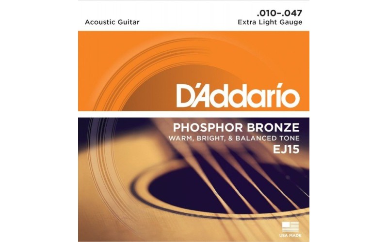 D'ADDARIO EJ15 - струны для акустической гитары