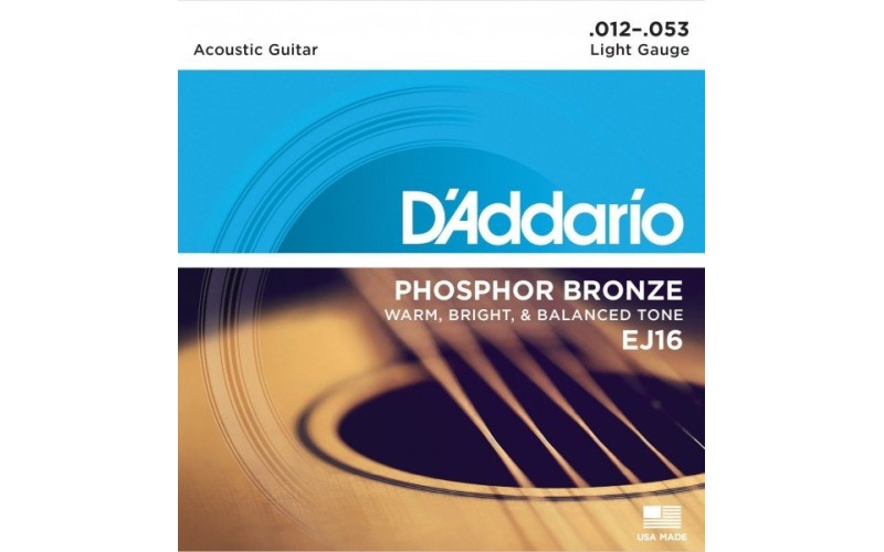 D'ADDARIO EJ16 - струны для акустической гитары
