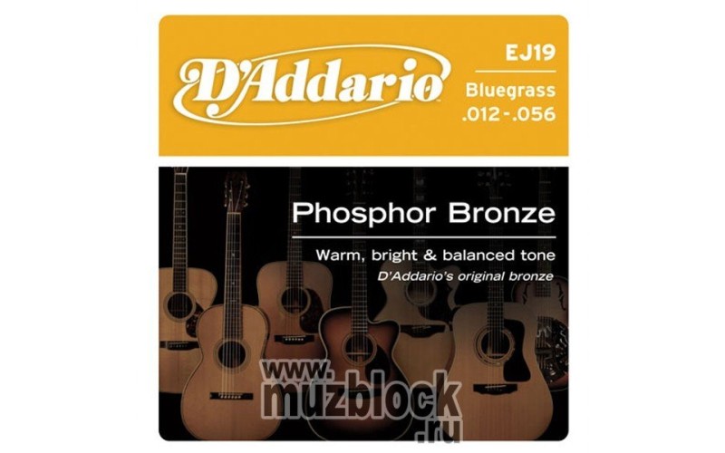 D'ADDARIO EJ19 - струны для акустической гитары