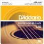 D'ADDARIO EJ19 - струны для акустической гитары