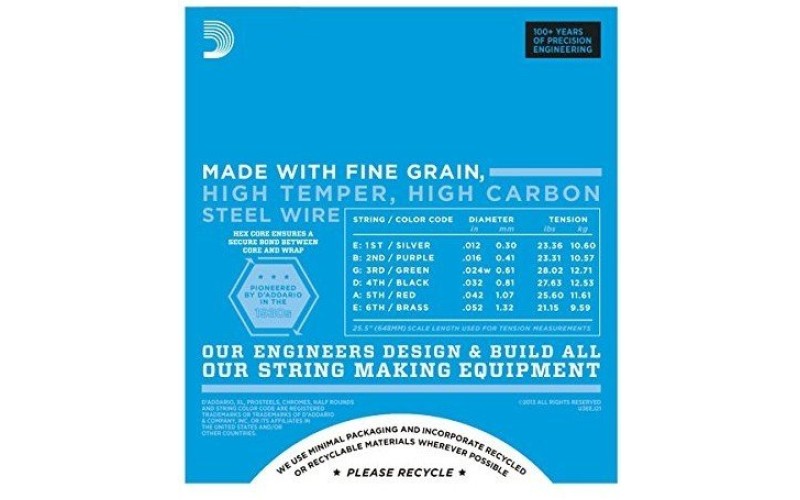 D'ADDARIO EJ21  - струны для электрогитары