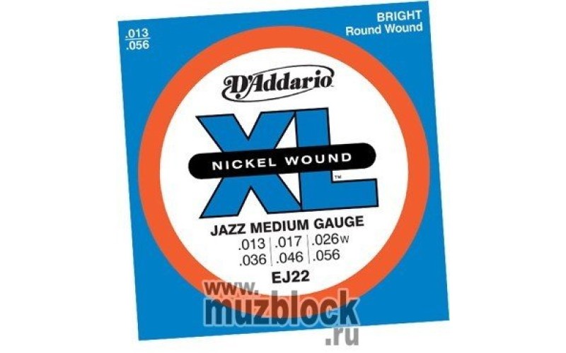 D'ADDARIO EJ22 - струны для электрогитары
