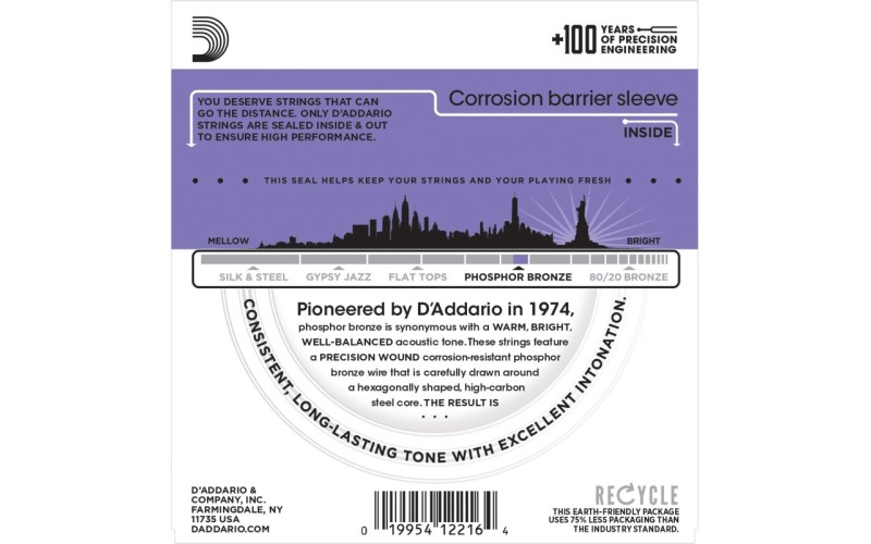 D'ADDARIO EJ26 - струны для акустической гитары