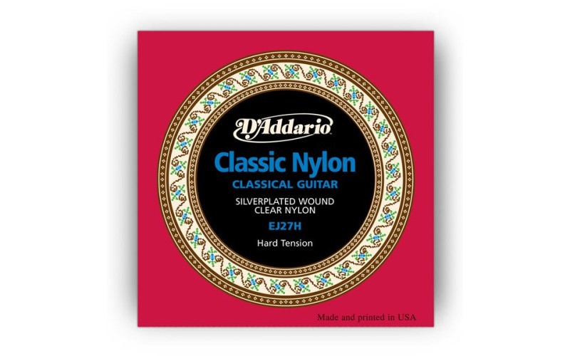 D'ADDARIO EJ27H - струны для классической гитары, сильное натяжение, Student Classics