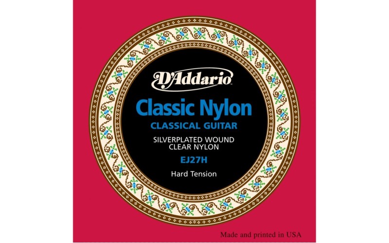 D'ADDARIO EJ27H - струны для классической гитары, сильное натяжение, Student Classics