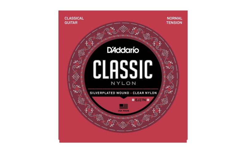 D'ADDARIO EJ27N - струны для классической гитары, среднее натяжение, Student Classics