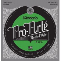 D'ADDARIO EJ29 - нейлоновые струны для классической гитары, умеренное натяжение, Classics