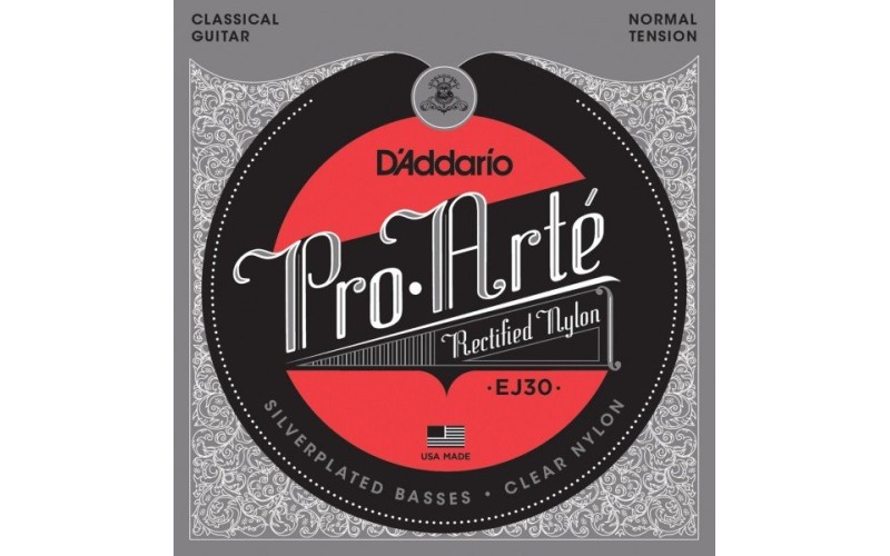 D'ADDARIO EJ30 - нейлоновые струны для классической гитары, среднее натяжение, Classics