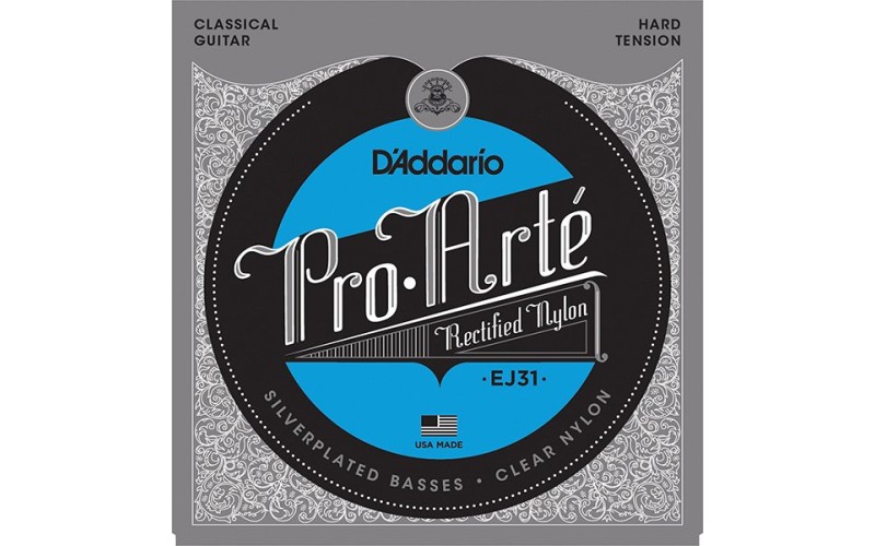 D'ADDARIO EJ31 - нейлоновые струны для классической гитары, сильное натяжение, Classics