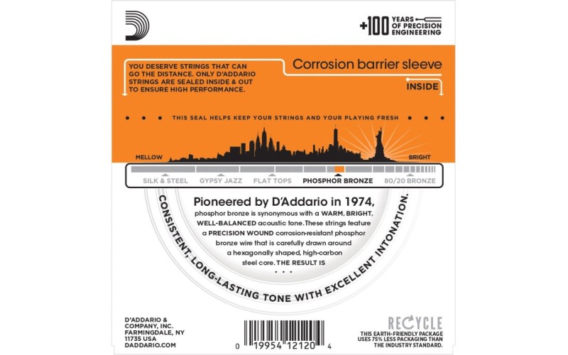 D'ADDARIO EJ41 - струны для 12- струнной гитары