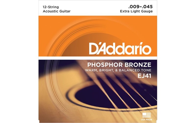 D'ADDARIO EJ41 - струны для 12- струнной гитары