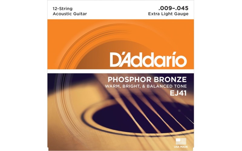 D'ADDARIO EJ41 - струны для 12- струнной гитары