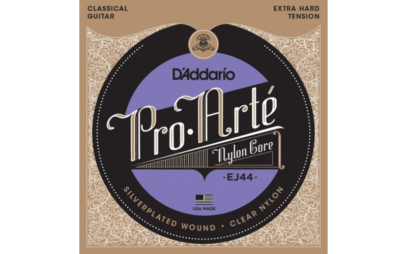 D'ADDARIO EJ44 - нейлоновые струны для классической гитары, очень сильное натяжение, Pro Arte