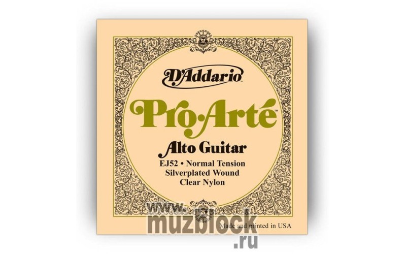 D'ADDARIO EJ52 - нейлоновые струны для классической гитары с уменьшенной мензурой, Pro Arte