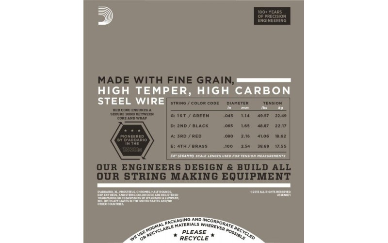 D'ADDARIO ENR71 - струны бас-гитары