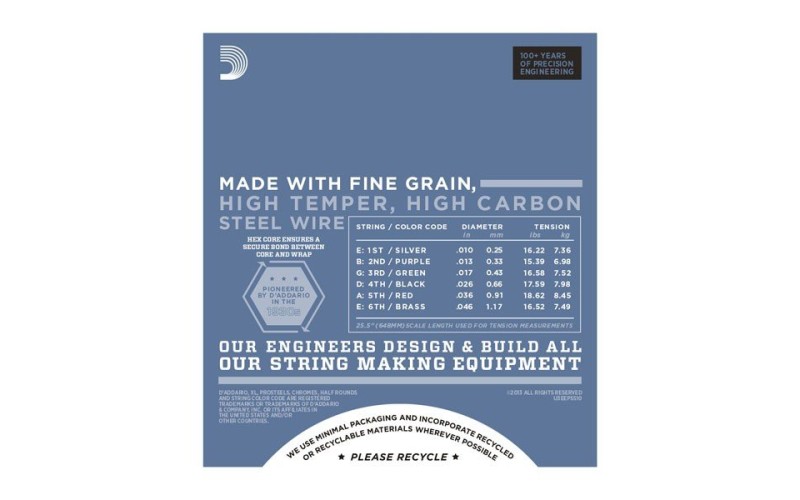 D'ADDARIO EPS510 - струны для электрогитары