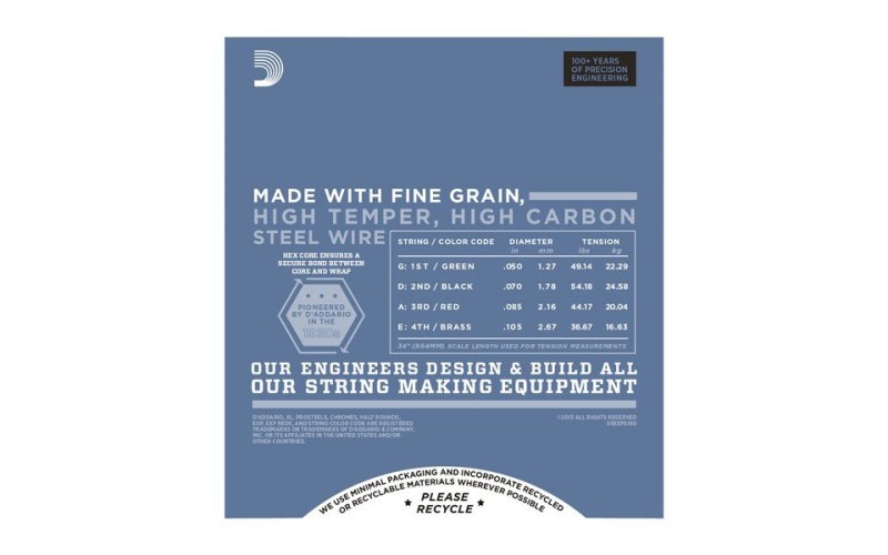 D'ADDARIO EPS160 - струны для бас-гитары