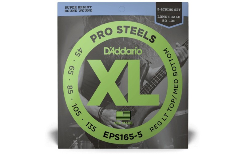 D'ADDARIO EPS165-5 - струны для 5-ти струнной бас-гитары