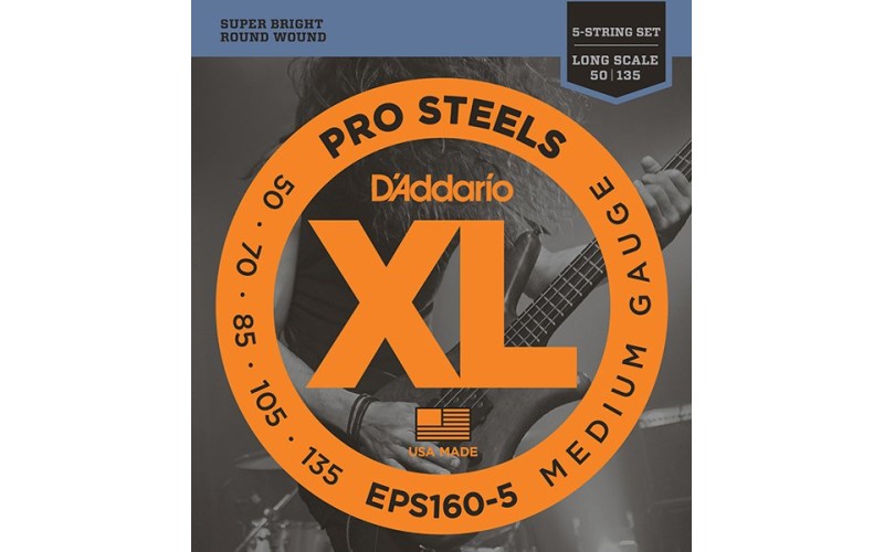 D'ADDARIO EPS160-5 - струны для 5-ти струнной бас-гитары