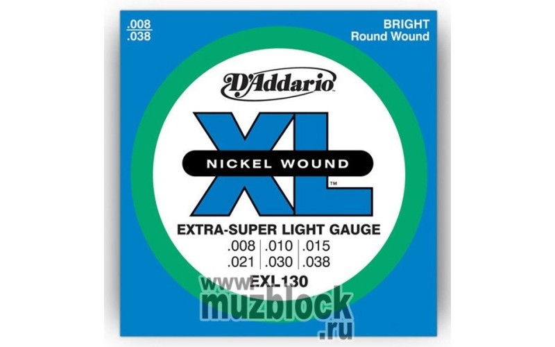 D'ADDARIO EXL130 - струны для электрогитары